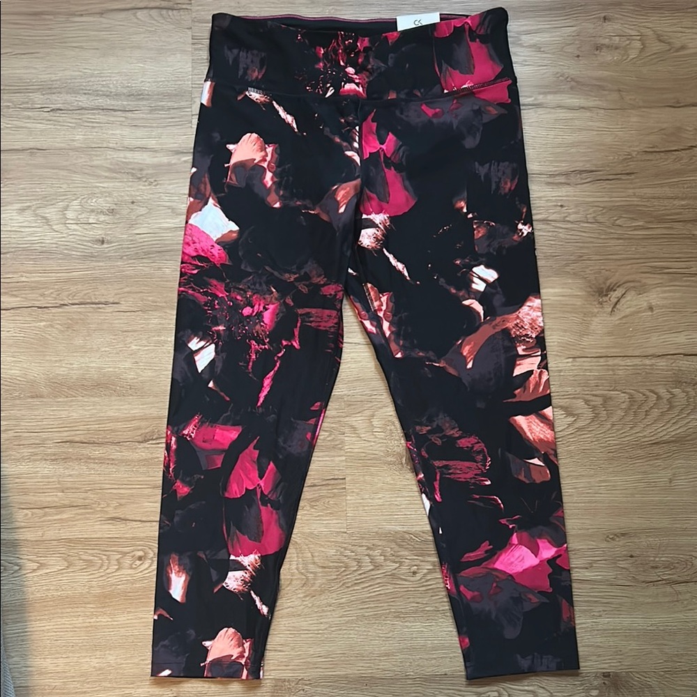 NWT Calvin Klein XL Abstract Print Leggings - Picture 2 of 5